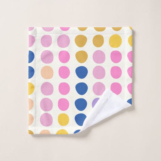 Cute Colorful Stippen Scandinavian Pattern Bad Handdoek