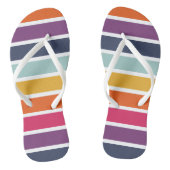 Cute Colorful Striped Pattern Teenslippers (Voetbed)