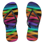 Cute Colorful Striped Pattern Teenslippers (Voetbed)