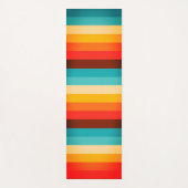 Cute Colorful Striped Pattern Yogamat (Voorkant)