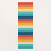 Cute Colorful Striped Pattern Yogamat (Achterkant)