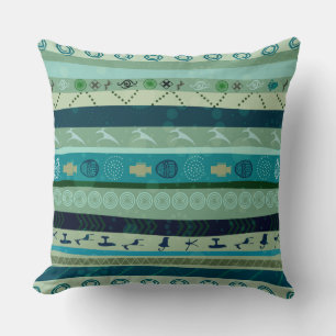 Cute Colorful Tribal Pattern Kussen