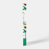 Cute Colorful Turtle Alligator Rainbow Patroon iPhone Hoesje (Linkerkant)