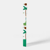 Cute Colorful Turtle Alligator Rainbow Patroon iPhone Hoesje (Rechterkant)