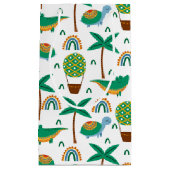 Cute Colorful Turtle Alligator Rainbow Patroon Klein Cadeauzakje (Voorkant)