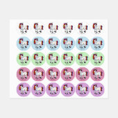 Cute Colorful Unicorn Labels (Vel)