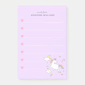 cute colorful unicorn post-it® notes (Voorkant)