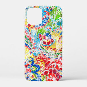 Cute colorful vintage floral Case-Mate iPhone case