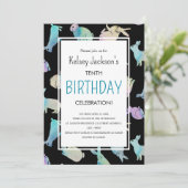 Cute Colorful Waterverf Bunny Rabbit Sjabloon Kaart (Staand voorkant)