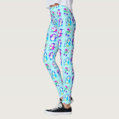 Cute Colorful Winter Penguins Leggings (Links)