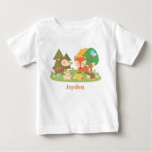 Cute Colorful Woodland Animal voor baby's (Voorkant)