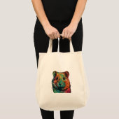 cute colour full hamster art design  tote bag (Voorkant (product))