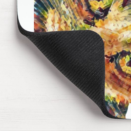 Cute Colourful Cat Mouse mat Muismat (Hoek)