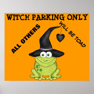 Cute Comedic Halloween Poster