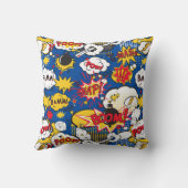 Cute Comic Pattern Kussen (Achterkant)