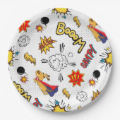 Cute Comic Pattern Papieren Bordje (Voorkant)