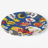 Cute Comic Pattern  Papieren Bordje (Gekanteld)