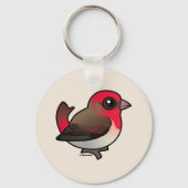 Cute Common Rosefinch Sleutelhanger (Achterkant)