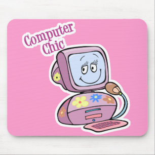 Cute Computer Chic Design Muismat