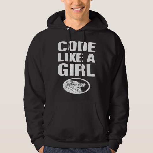Cute Computer Science & Programming  Ada Lovelace Hoodie (Voorkant)