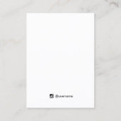 Cute Confetti Earring Jewelry Display Kaart Visitekaartje (Achterkant)