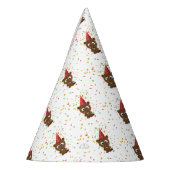 Cute Confetti Party Beaver Feesthoedjes (Links)