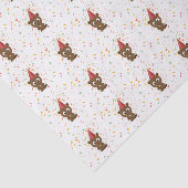 Cute Confetti Party Beaver Tissuepapier (Detail)