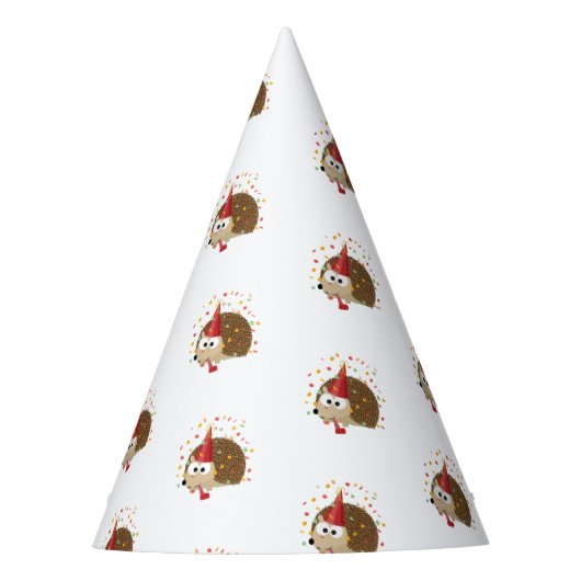 Cute Confetti Party Hedegel Feesthoedjes (Voorkant)