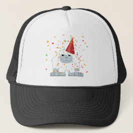 Cute Confetti Party Yeti Trucker Pet