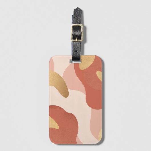 Cute Confetti Pattern | Playful Personalized Gift  Bagagelabel (Voorkant (verticaal))