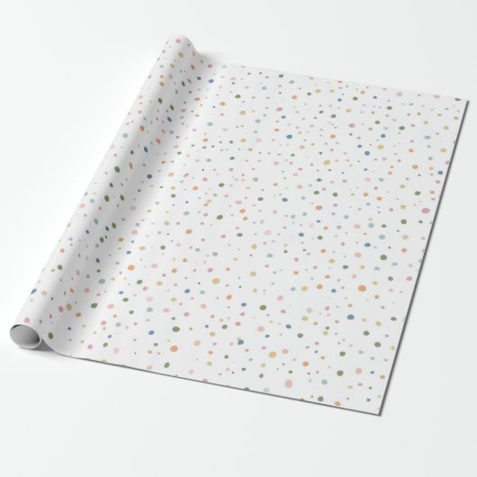 Cute Confetti Pattern | Playful Personalized Gift  Cadeaupapier (Uitgerold)