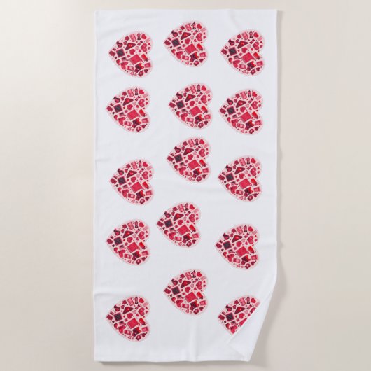 Cute Confetti Pattern | Playful Personalized Gift  Strandlaken (Voorkant)