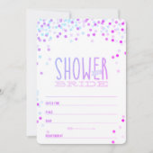 Cute Confetti Vrijgezellenfeest Kaart (Voorkant)