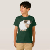 Cute Confident Cartoon Ram Children T-Shirt (Voorkant volledig)