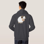 Cute Confident Cartoon Ram Hoodie (Achterkant volledig)