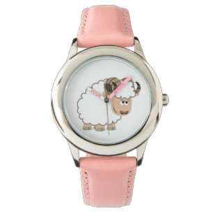 Cute Confident Cartoon Ram Watch Horloge