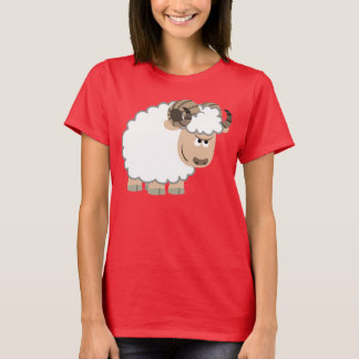 Cute Confident Cartoon Ram Women T-Shirt