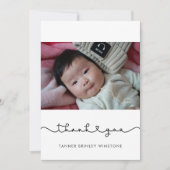 Cute Connect Baby shower - Hartelijk dank voor uw  Bedankkaart (Voorkant)