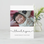 Cute Connect Baby shower - Hartelijk dank voor uw  Bedankkaart (Staand voorkant)