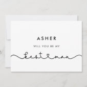 Cute connect hartfont Bent u mijn beste man Kaart (Voorkant)