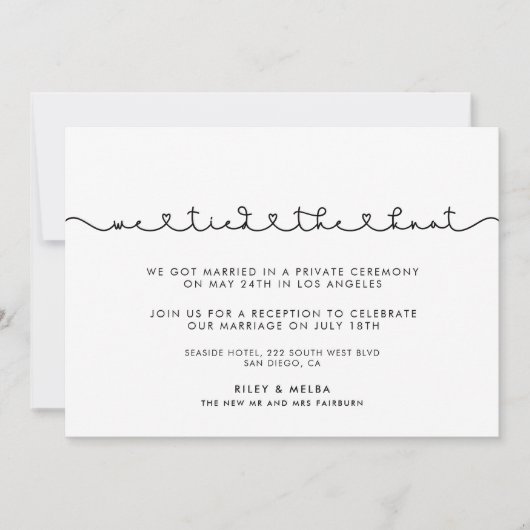 Cute connect hartfont We hebben de knoop vastgebon Kaart (Voorkant)