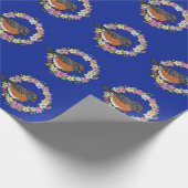 Cute Connecticut Bird With Mirabilis Cadeaupapier (Hoek)