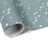 Cute Constellation Sky Pattern Cadeaupapier (Rol Hoek)