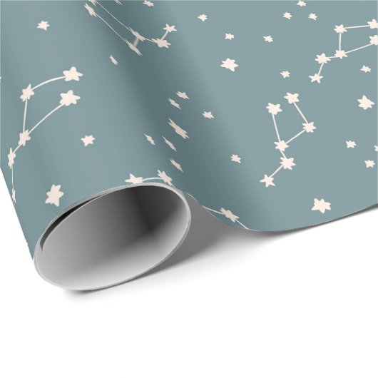 Cute Constellation Sky Pattern Cadeaupapier (Rol Hoek)