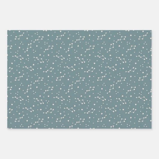 Cute Constellation Sky Pattern Inpakpapier Vel (Voorkant 2)
