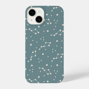 Cute Constellation Sky Pattern iPhone 14 Hoesje