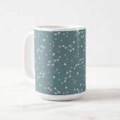 Cute Constellation Sky Pattern Koffiemok (Voorkant links)
