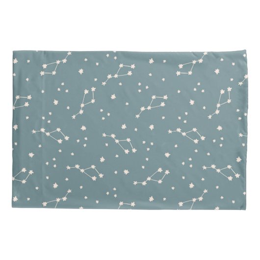 Cute Constellation Sky Pattern Kussensloop (Achterkant)