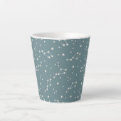 Cute Constellation Sky Pattern Latte Mok (Voorkant)