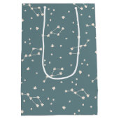 Cute Constellation Sky Pattern Medium Cadeauzakje (Achterkant)